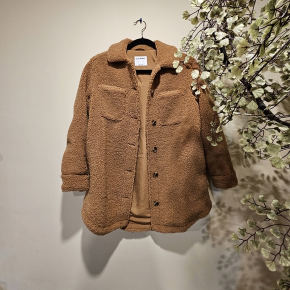 Cozy Sherpa Jacket Old Navy - Picture 8 of 13